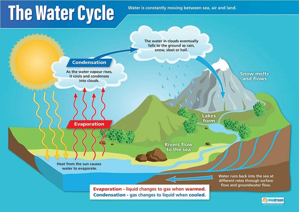 Chart Of Water Cycle