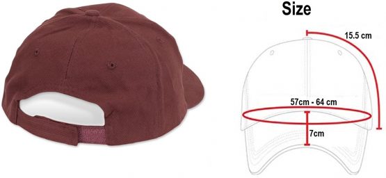 4sold 100% Cotton Ancient Mariner, Captain Cabin Boy Crew First Mate Yachting Baseball Cap Inscription Lettering Maroon White - Image 3