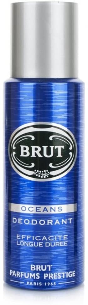 Brut deodorant spray for men Oceans 200 ml - Pack of 2, Prestige Oceans X2, 400 ml (Pack of 1)