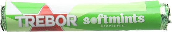 Trebor Softmints Peppermint Mints Roll, 44.9 g (Pack of 40)