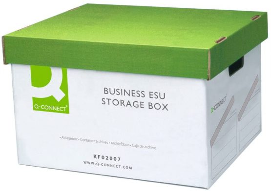 Q-Connect Business Easy Set-Up Storage Box KF02007 - Pack of 10