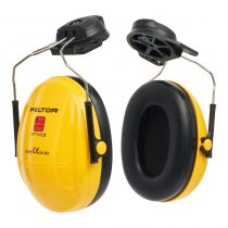 3M PELTOR Optime I Earmuffs, 26 dB, Yellow, Helmet Mounted, H510P3EA-405-GU