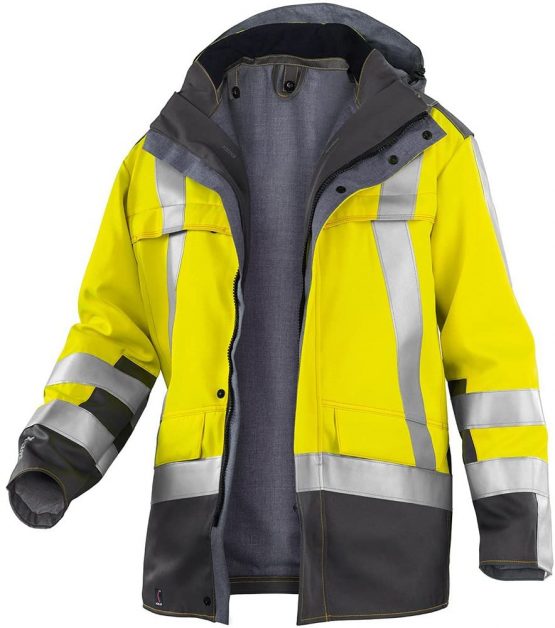 Kubler 19698420-3497-XL Jacket Psa Safety X Size XL in Yellow/Anthracite