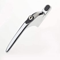 Yale P-YWHLCK40N-PC Universal Window Handles, fits Right or Left Handed windows, 40mm spindle, Lockable, Visi Packed, suitable for PVCu windows, Polished Chrome Finish