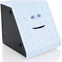 Face Bank Blue Dots Design Munching Money Box