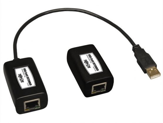 Tripp Lite 1-Port USB over Cat5 Cat6 Extender Transmitter & Receiver TAA (B202-150)