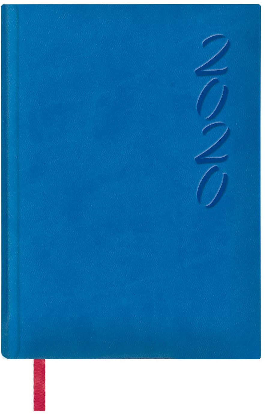 Dohe 12614 - Brazilian Diary in Catalan - Day Page - 15 x 21 cm - Ocean Blue, Ozeanblau
