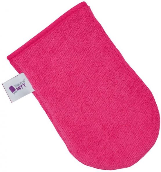 Makeup Eraser Mitt Exfoliating Makeup Removal Cleansing Mitt - removes makeup with water