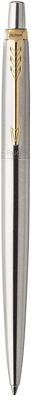Parker Jotter Duo Gift Set including Ballpoint Pen & Fountain Pen, Stainless Steel Gold Trim - Image 3