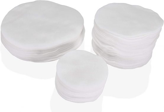Katai Set of 72 Thick Felt Plate Dividers for China Storage - Premium White Dinner Plate Dish Protectors for Packing and Moving