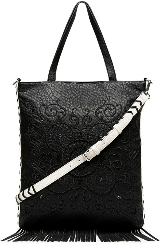 Desigual Bols_Black White Coro Women's Handbag White (Blanco) - Image 2