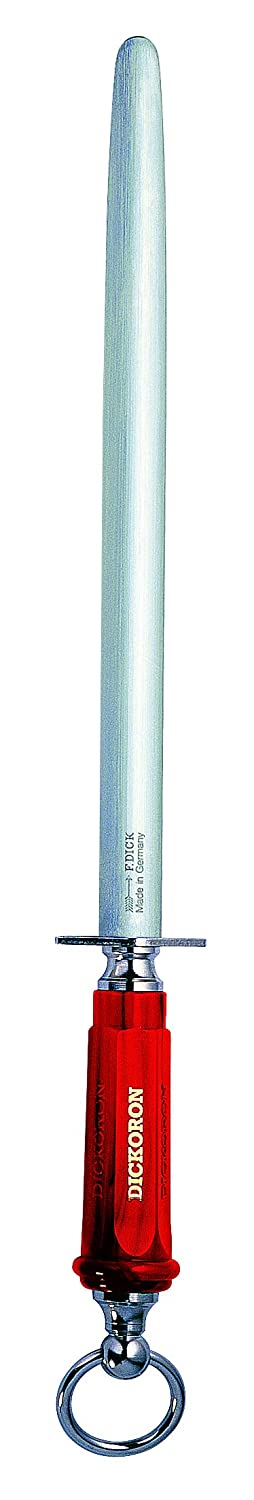 Dick Knives DL335 Sharpening Steel, Red, 12(L)"
