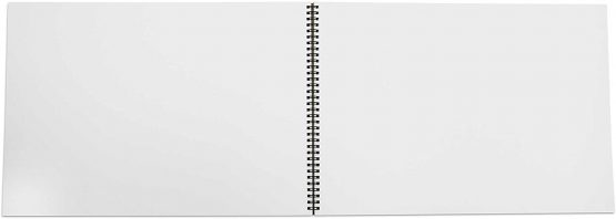 A2 Recycled Sketch Book, 40 Sheets (80 Sides) of 170gsm Recycled Cartridge Paper, Hard Covers - Image 4