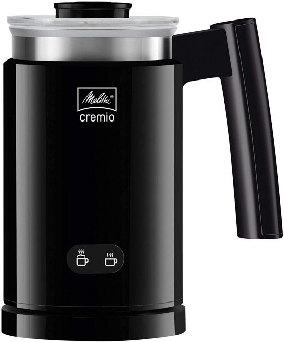 Melitta 6758122 Cremio II Milk Frother, Bamboo, 450 W, Black