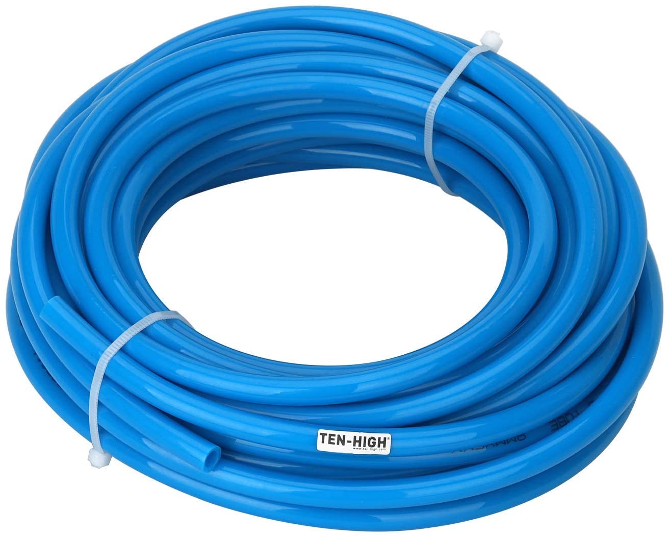 TEN-HIGH PU Air Line Hose 5M, Pneumatic Hose 12mm OD x 8mm ID,Air Pump High Pressure PU Air Line Tubing(Color: Blue)