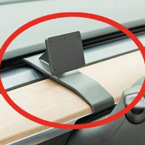 Brodit ProClip vehicle holder 855497, made in Sweden, middle attachment, for left-hand drive vehicles, fits all Brodit device holders