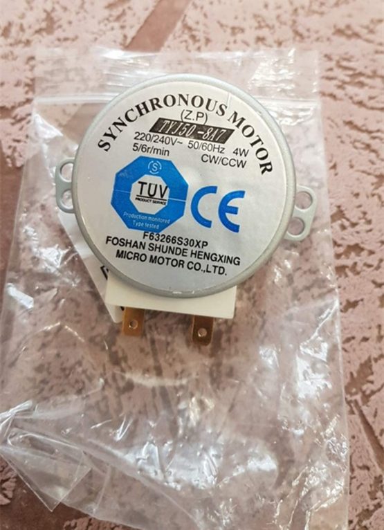 WuYan AC 220-240V 4W 6RPM 48mm Dia Micro Synchronous Motor for Warm Air Blower 50/60Hz CW/CCW TYJ50-8A7 Microwave Oven Tray Motor - Image 4