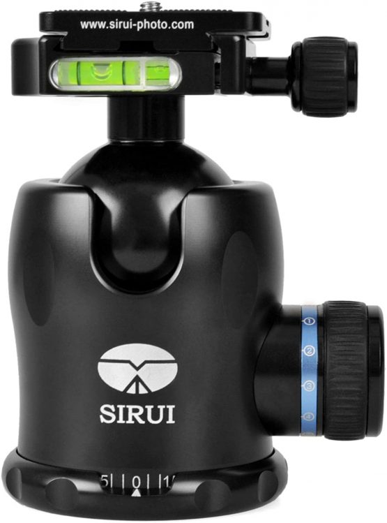 SIRUI K-40X Aluminium Tripod Ball Head 360° Rotating Panoramic Ballhead with TY-70X Arca Swiss Quick Release Plate and Bubble Level for Tripod Monopod DSLR Camera Load Capacity up to 35KG - Image 2