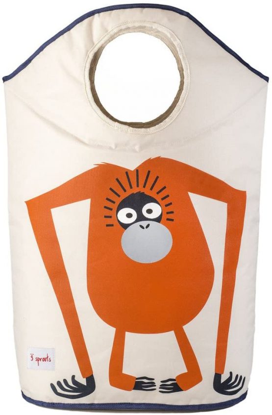 3 Sprouts Laundry Hamper – Baby Storage Basket Organiser Bin for Nursery Clothes - Image 2