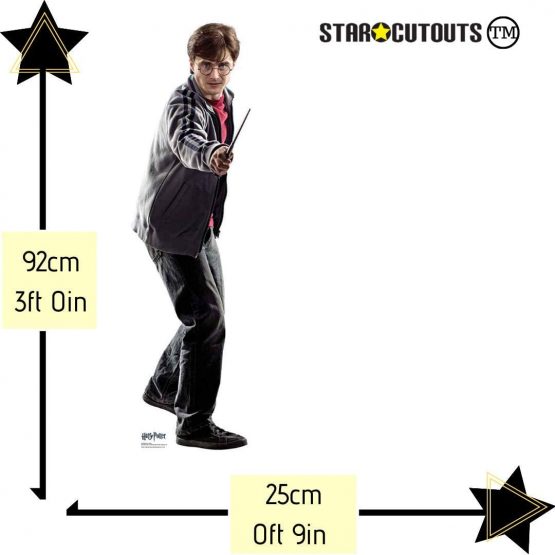 From the Official Harry Potter Books Star Cutouts Mini Cardboard Cutout of Harry Potter (Daniel Radcliffe) - Image 2