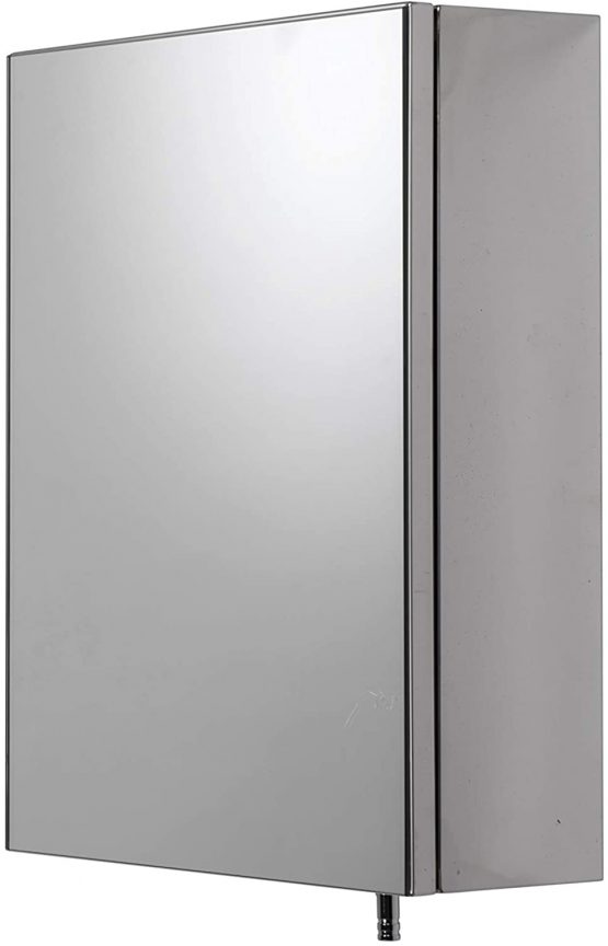 Croydex Cabinet, Metal, Single door, Silver - Image 4