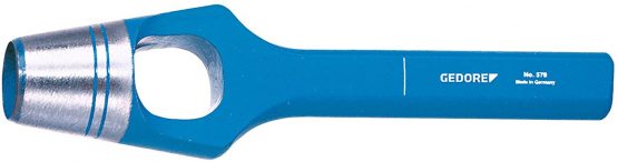 GEDORE Arc Punch for Soft Materials, Ø 40 mm, Rubber Leather gaskets Fabric, Round, 205 mm Long, Punch, 570040
