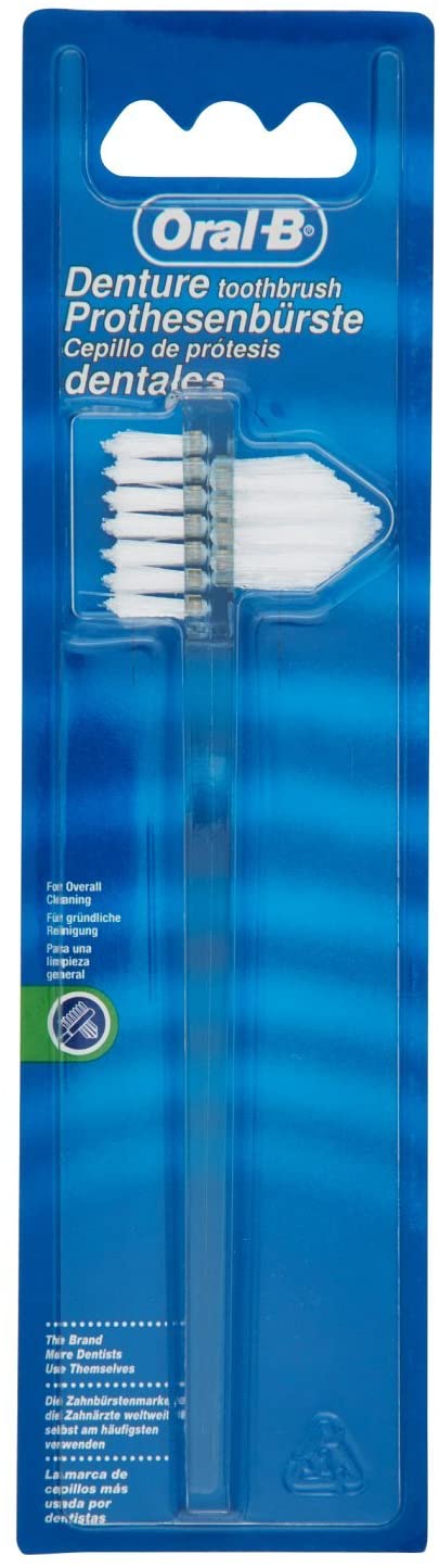 Oral-B prosthesis brush, White,blue