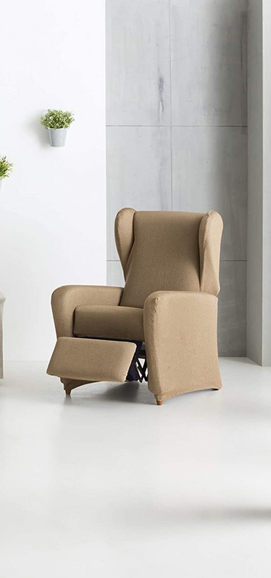 Eysa Ulises Elastic Relax Sofa Cover, Beige-60x90 cm - Image 3