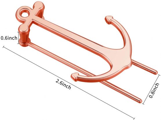 2 Pieces Bookmarks Creative Bookmark Metal Page Holder for Students Teachers Graduation Gifts School Office Supplies (Rose Gold) - Image 2