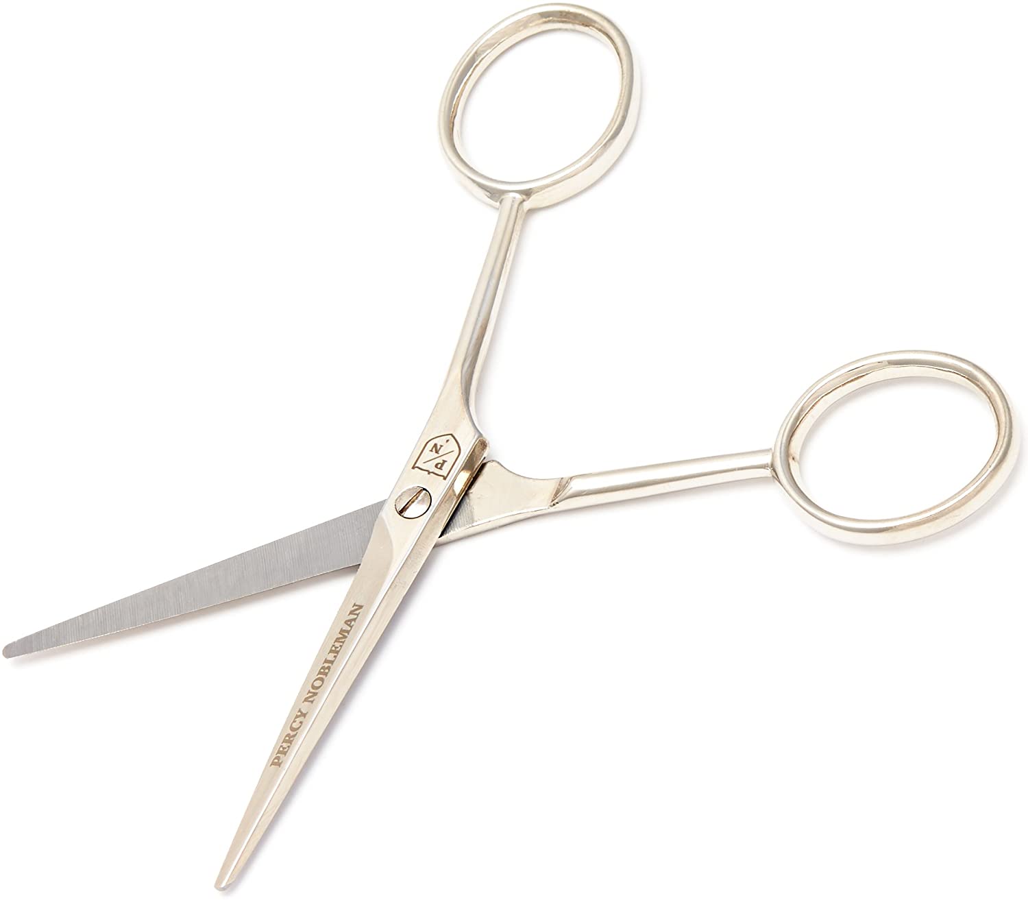 Beard and Moustache Scissors by Percy Nobleman, Silver - Image 4