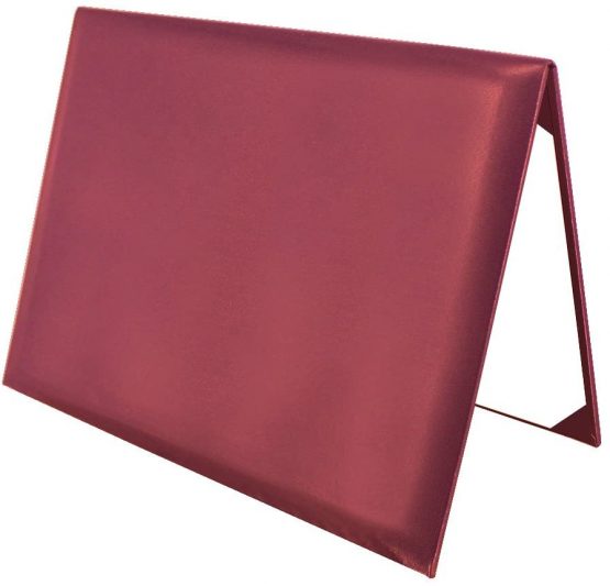 GraduatePro Graduation Certificate Holder A4 Diploma Cover Leather Document Padded Hardback Paper University Graduation Presents Maroon