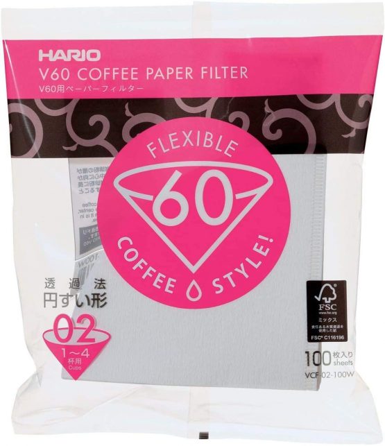 Hario V60 Size 02 - 3 packs of 100 white paper Coffee filter VCF-02-100W (total 300 paper filters) Import Japan - Image 2