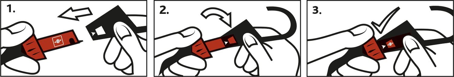 RING RLS1 BungeeClic Adaptable Load Securing Kit, Black/Red, Set of 8, Black/ Red - Image 3