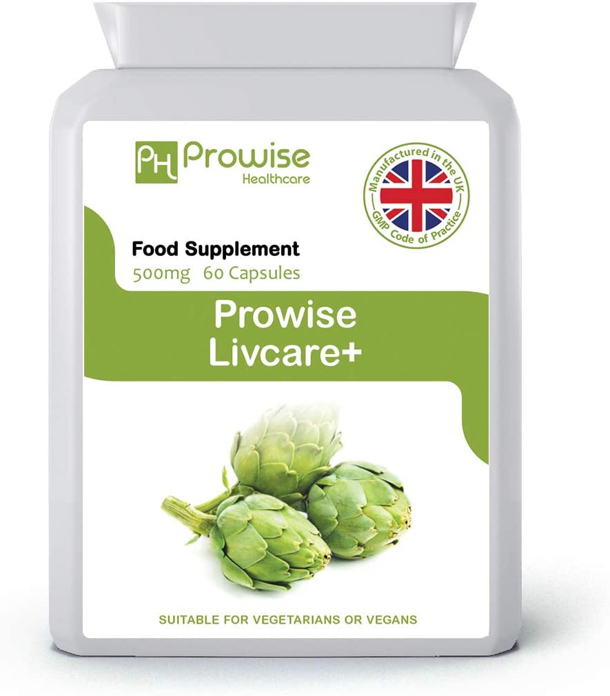 Livcare+ Liver Cleanse Detox and Repair 500mg, 60 count (Pack of 1)