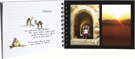 Clairefontaine 'Age Bag' Travel Album, A5, Lined, 80 Pages - Black - Image 2
