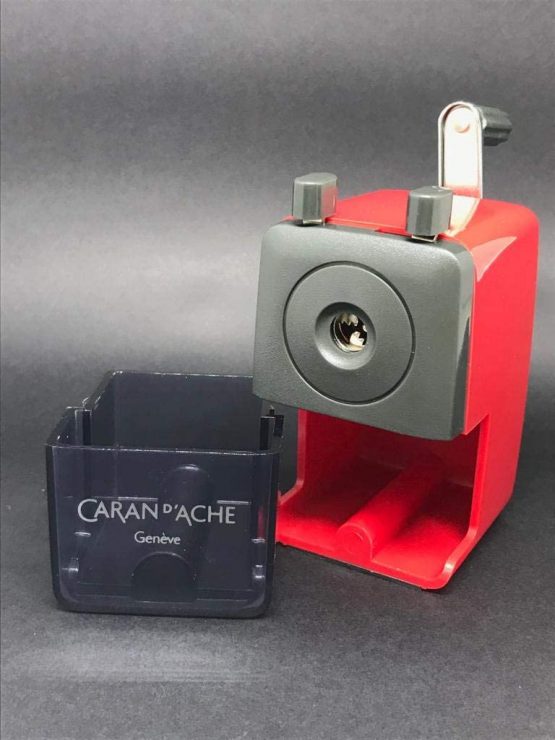 Caran d'Ache Plastic Pencil-Sharpening Machine - Red - Image 3