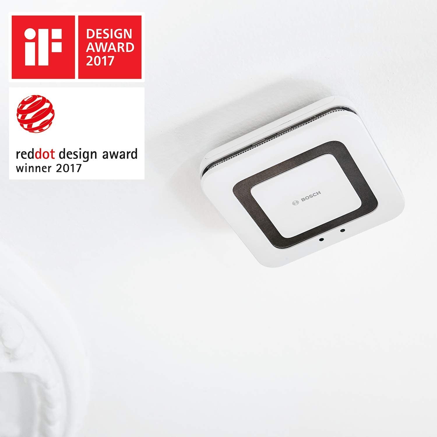 Bosch Smart Home Twinguard Smoke Detector with Air Quality Measurement and App Function, Compatible with Apple HomeKit - Image 3