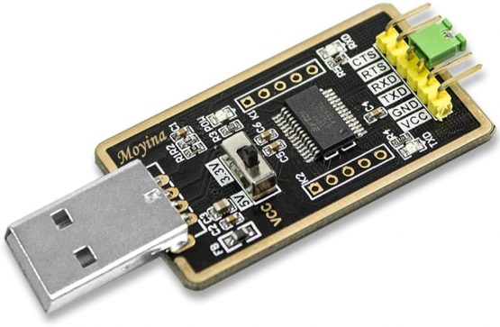 USB to Serial Converter, USB to TTL Adapter for Development Projects - Featuring Genuine FTDI USB UART IC ‘FT232RL’