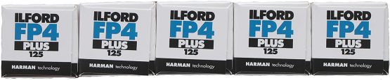 Ilford FP4 Plus 125 120 Pack of 5