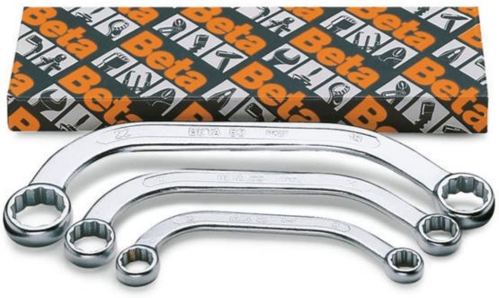 Beta 830085 Model 83 /S5 Half-moon Ring Spanner, Set of 5