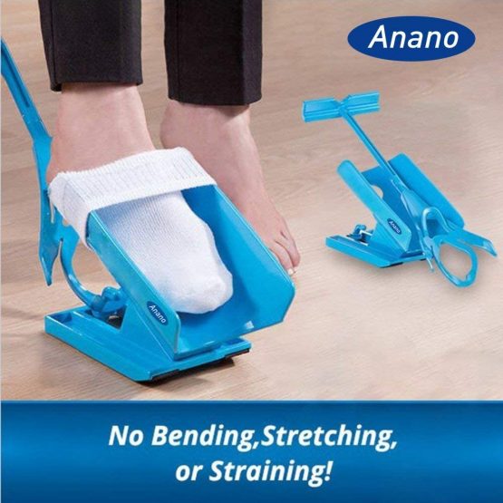 Sock Slider, Easy On/Easy Off Sock Aid Kit Helper Slider Without Bending,Strenching and Straining for Convenient Travel - Image 4