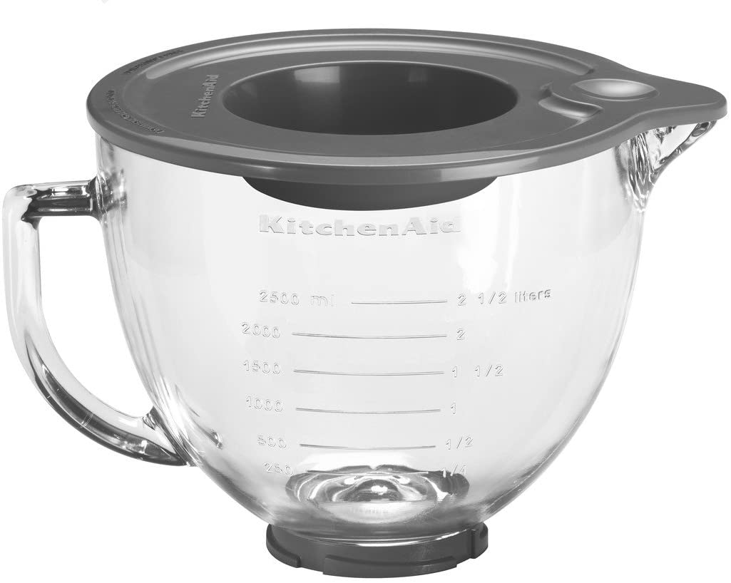 KitchenAid 4.8L Glass Bowl, Black
