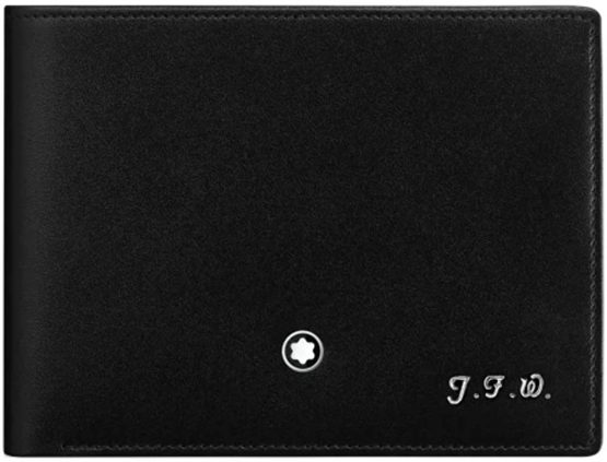 Montblanc Wallet 6cc Black Masterpiece 14548 Unisex Adult Wallet - Image 4