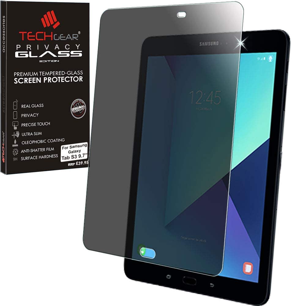 TECHGEAR Anti Spy Screen Protector Compatible for Samsung Galaxy Tab S3 9.7" (SM-T820 Series)