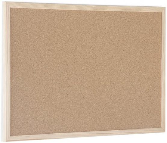 Bi-Office MC010012010 400 x 300 mm Wood Frame Cork Notice Board - Image 3