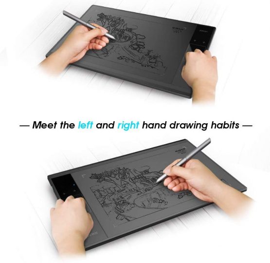 Digital Graphics Drawing Tablet VEIKK A30, 4 Touch Keys 1 Touch Panel, Linux Support, Drawing Pad with Battery-free Pen 8192 Levels Electronic Writing Tablet for Laptop PC for Android Mac OS Windows - Image 2