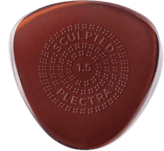 Dunlop Primetone Semi-Round 1.5mm Sculpted Plectra (Grip) - 3 Pack - Image 3