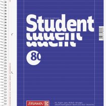 Brunnen 1067927 Student Notebook/Notepad, A4 Ruled, 27 Lines, 70 GSM, 80 Pages