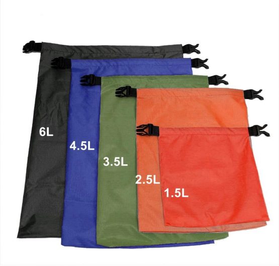kuou 5Pcs WaterProof Dry Bags, Dry Sack WaterProof Bag Lightweight Dry Bag Snorkeling Bag Drifting Bag(1.5L+2.5L+3.5L+4.5L+ 6L) - Image 3