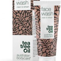 Australian Bodycare Face Wash 100ml - Facial Wash cleanser for oily skin with Tea Tree Oil | Spot Face Wash, oily skin cleanser & Deep Cleansing Face Wash for acne prone skin | Face Wash Women & Men